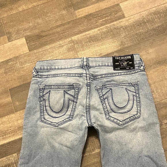 True Religion Light Blue Women Jeans relaxed skinny - Picture 12 of 14